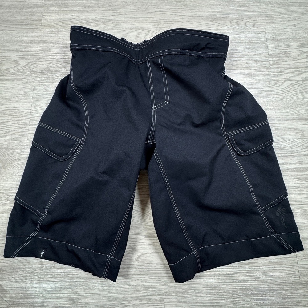Specialized Men's Mountain Bike Shorts Relaxed Fit Black Medium Padded Liner